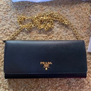 Prada Crossbody with Chain.